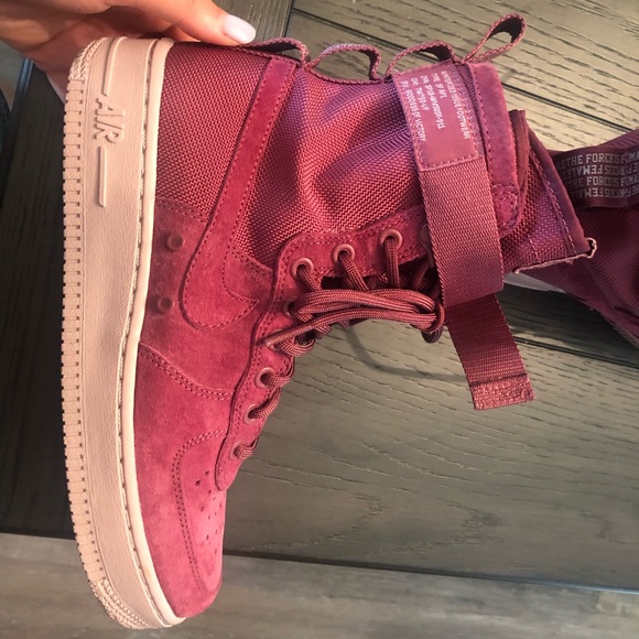 magenta air force ones